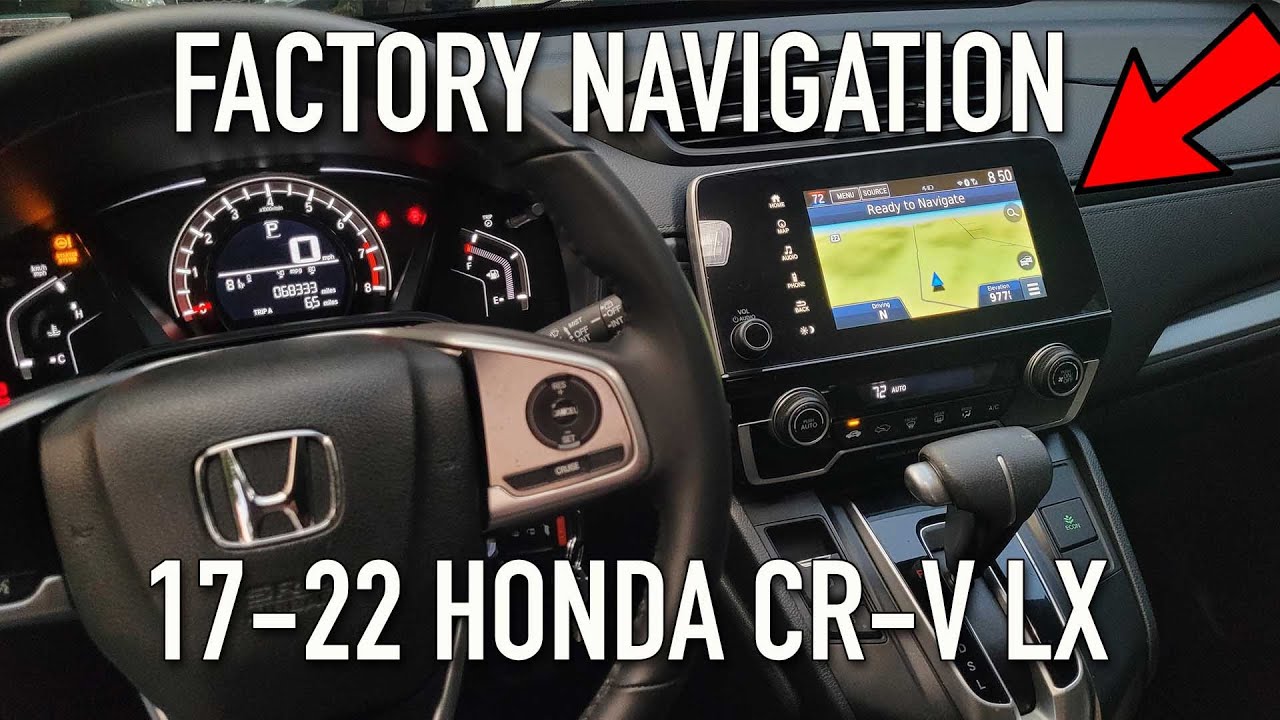 Обновление штатной навигационной стереосистемы для Honda CR-V 17–22 LX