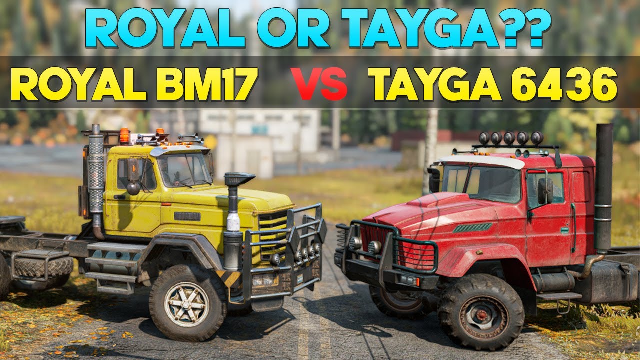 SnowRunner Tayga 6436 VS Royal BM17 - Which Truck is Best?