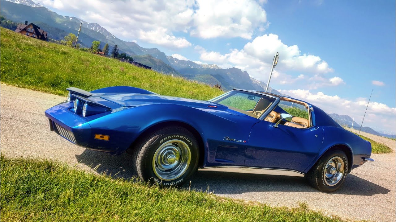 Obłędny dźwięk i przyspieszenie - Chevy Corvette C3 427 V8 straight pipe 18.06.2021 Zakopane