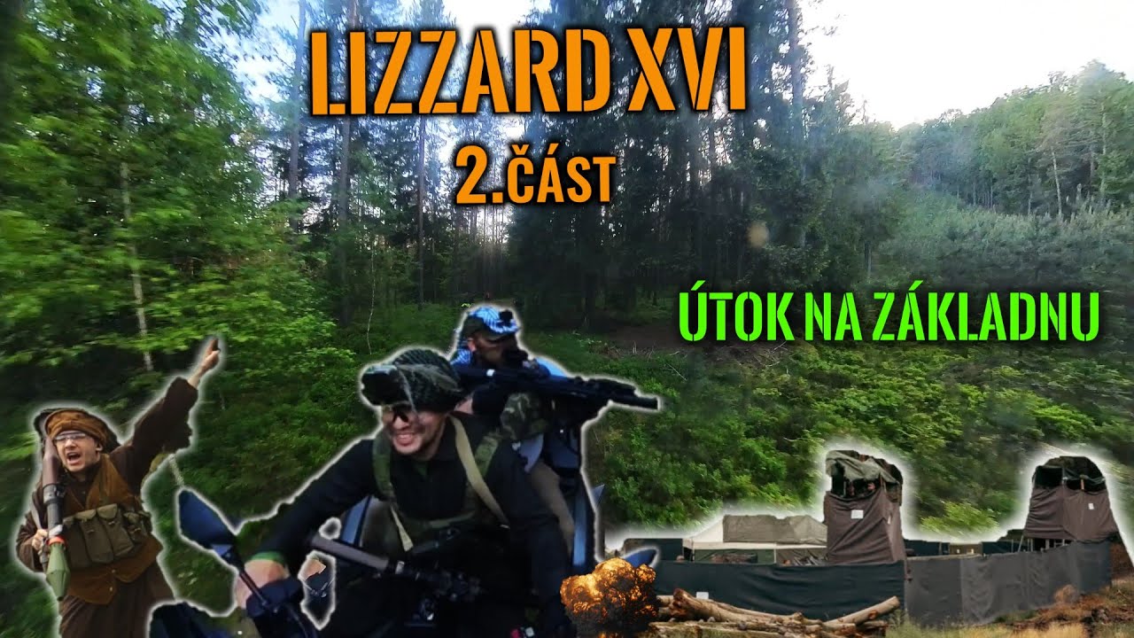 Lizzard XVI 2025  - 2.ČÁST | Tým Ronin & Švanda Airsoft • TeslaAirsoft • SR25 Polarstar F2 • HPA