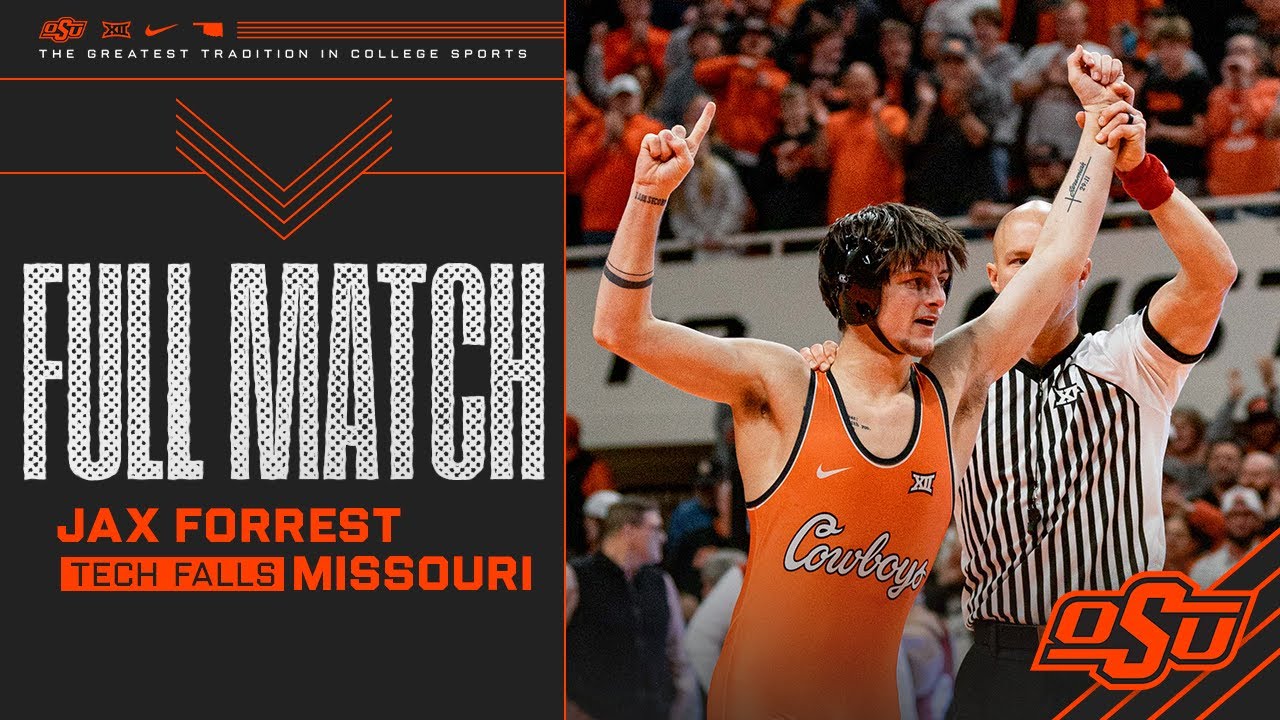 Jax Forrest TECH FALL vs Missouri - Oklahoma State Wrestling (01/23/26)