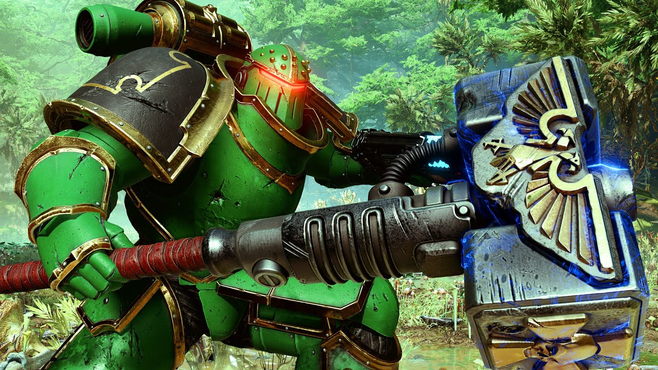 HORUS HERESY SALAMANDER - Thunder Hammer Gameplay - Warhammer 40k: Space Marine 2 (4K, Mod)