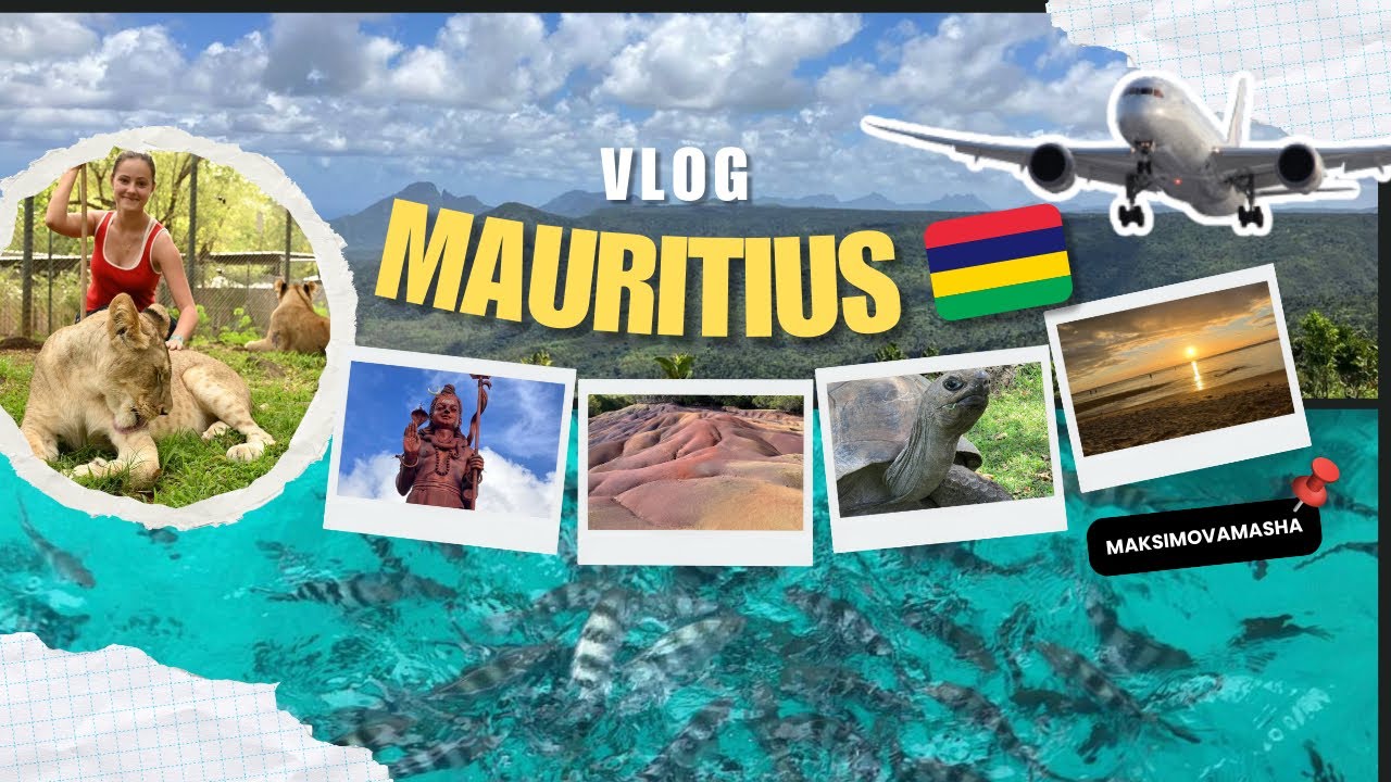 VLOG: МАВРИКИЙ 🇲🇺 семицветные пески, чай, сахар тростника, пляжи, сафари и «мам, я гладила льва»