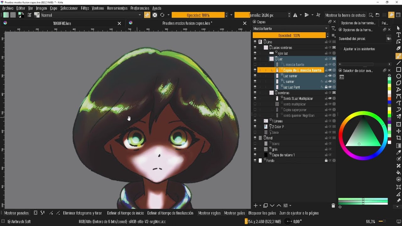 KRITA SOMBRAS DIBUJOS