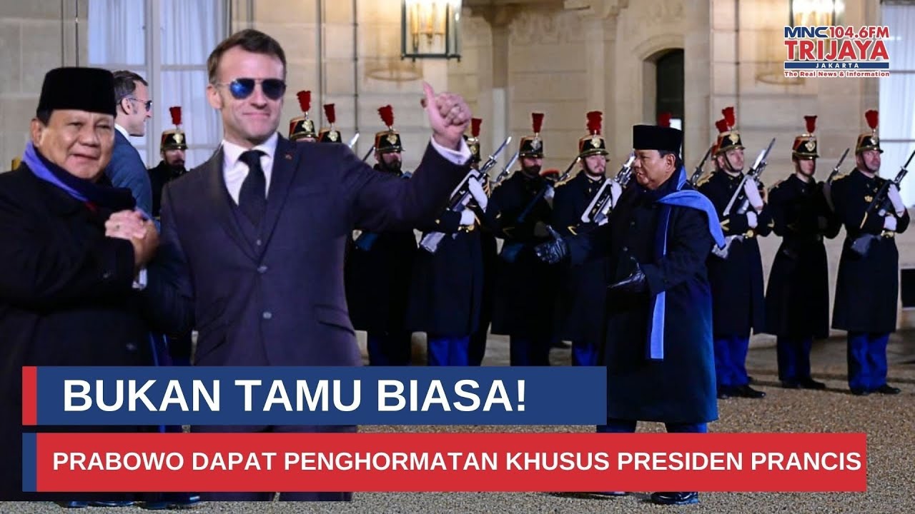 Usai Davos 2026, Prabowo Dijamu Langsung Presiden Macron di Istana Elysee I Trijaya Update