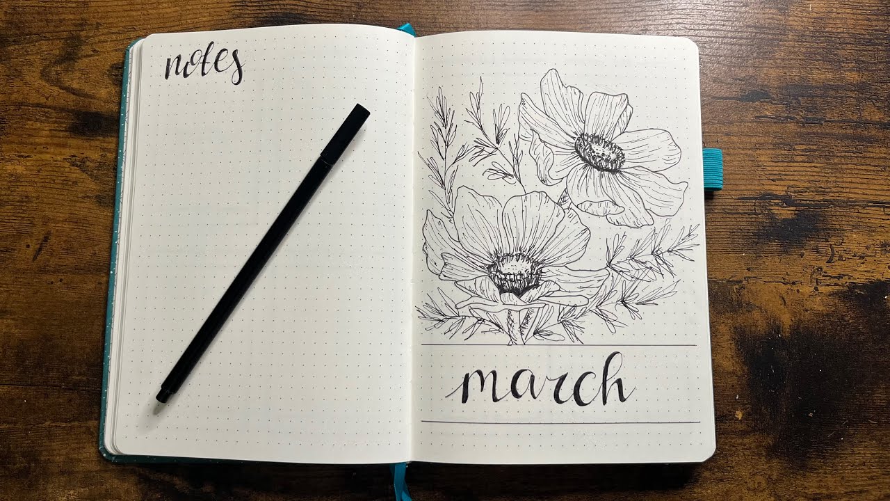 Plan With Me - March 2026 Bullet Journal Set Up