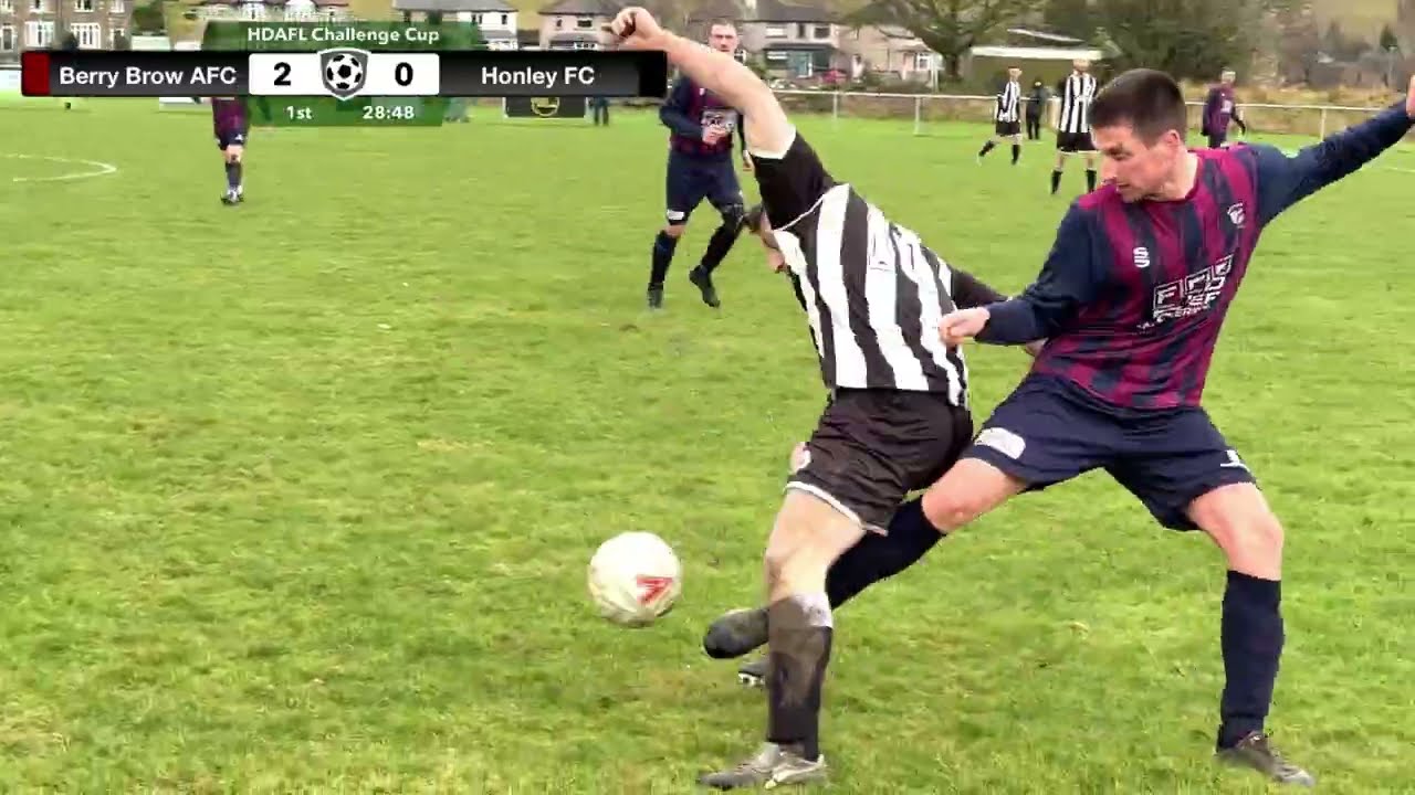 Berry Brow vs  Honley FC | Huddersfield & District FA Challenge Cup
