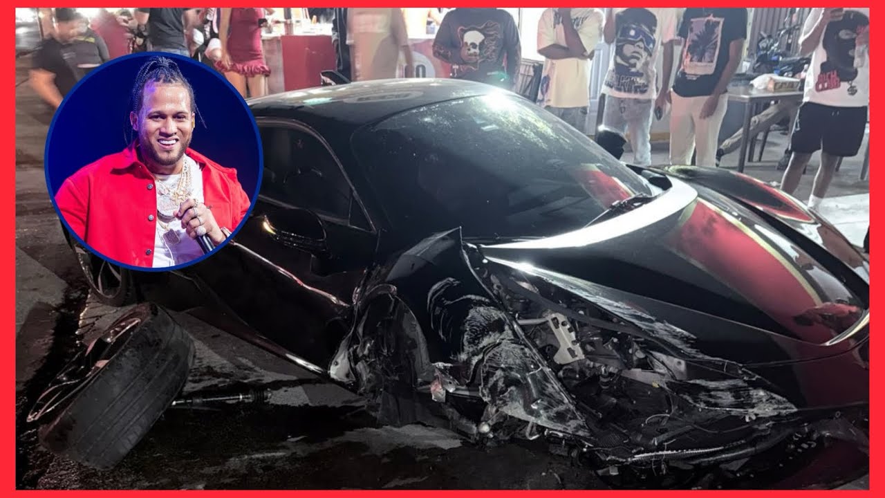 EL ALFA TUVO FUERTE ACClDENTE CH0CO CON UN PALO DE LUZ DESBARAT0 EL FERRARI 