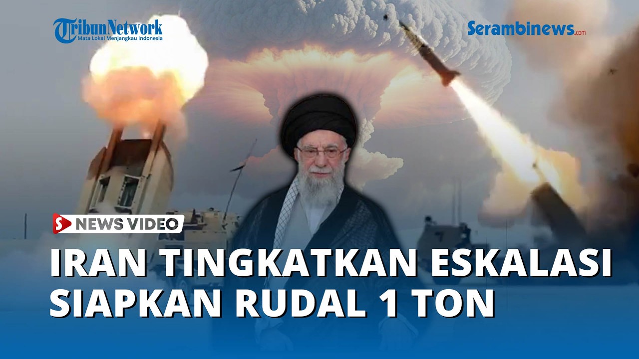 Iran Tingkatkan Serangan, Rudal Berhulu Ledak Lebih dari 1 Ton Siap Hantam Target AS dan Israel