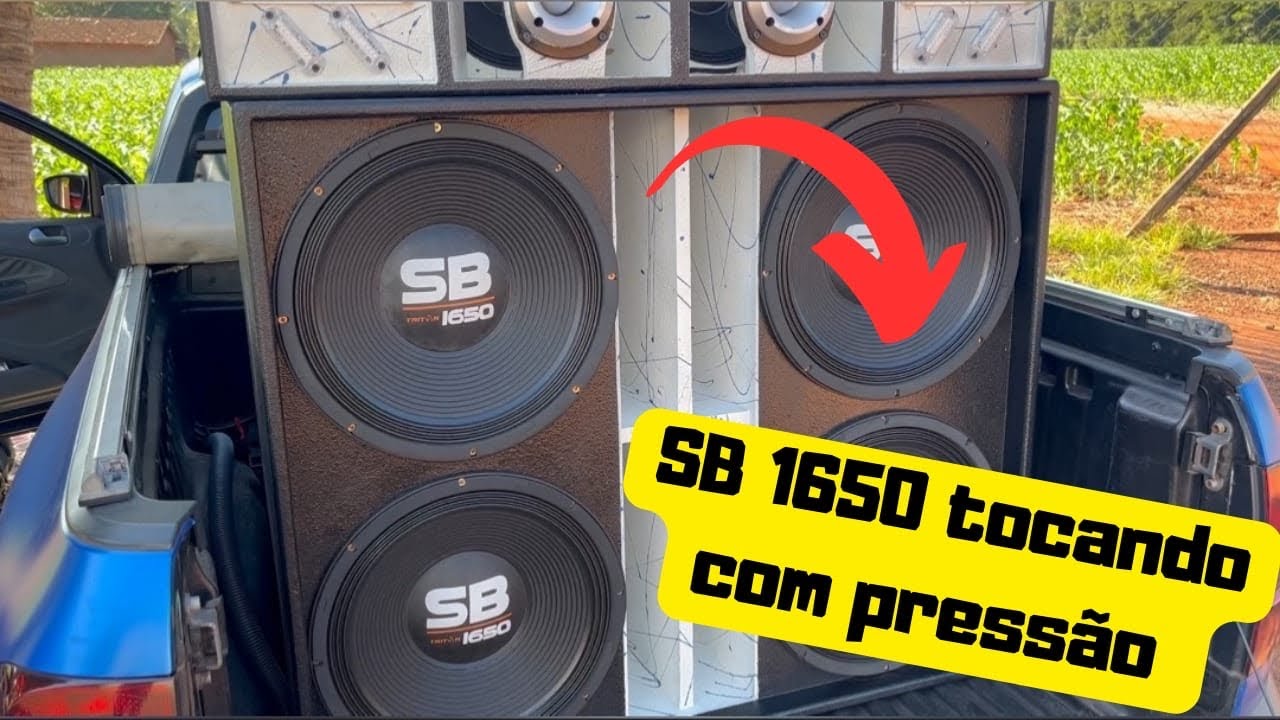 SB 1650 tocando forte na Stetsom Vulcan 8000- Som automotivo 2023 #psound #altofalante #som #stetsom