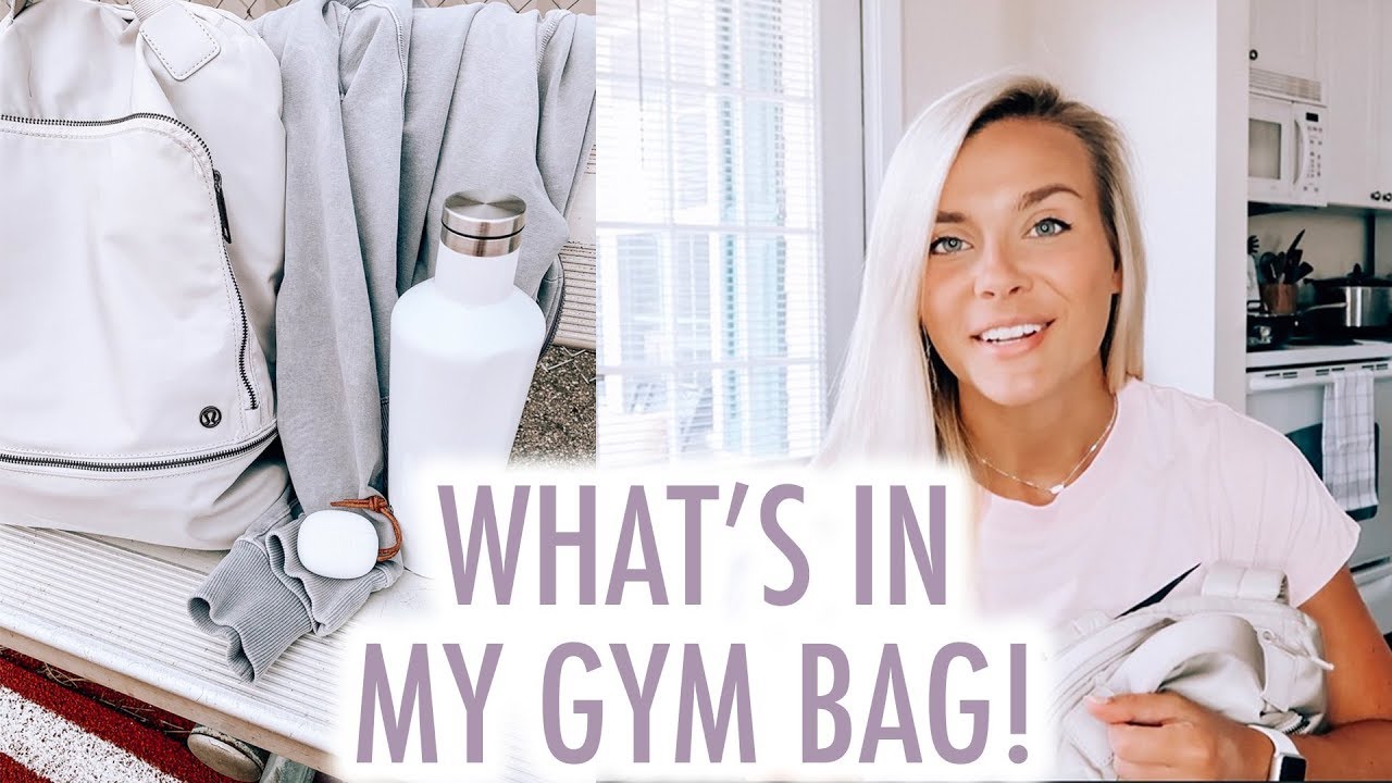 WHAT'S IN MY GYM BAG?!