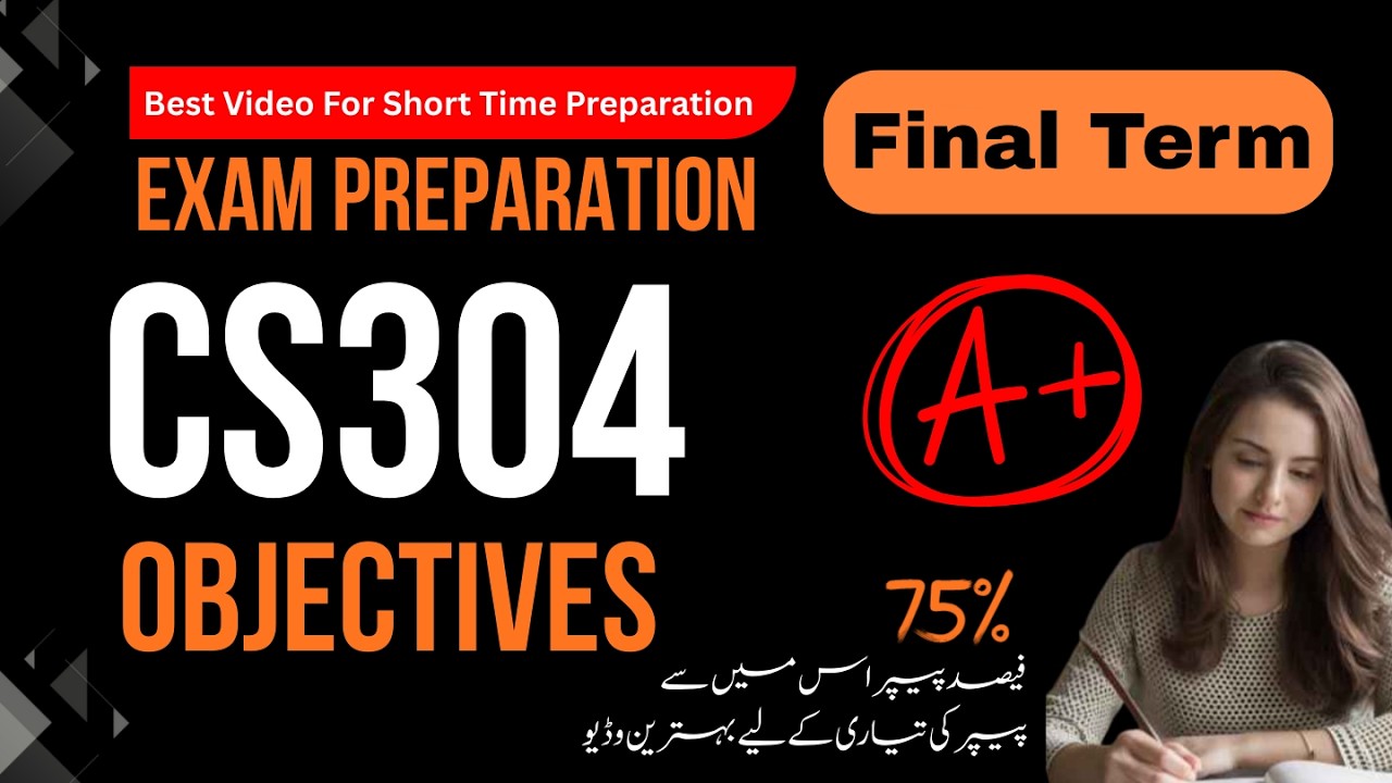 CS304 final term preparation || CS304 final term MCQS || cs304 Final Term current paper || CS304 ||
