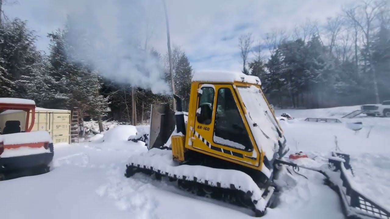 Trying to start the snowcat in -25!