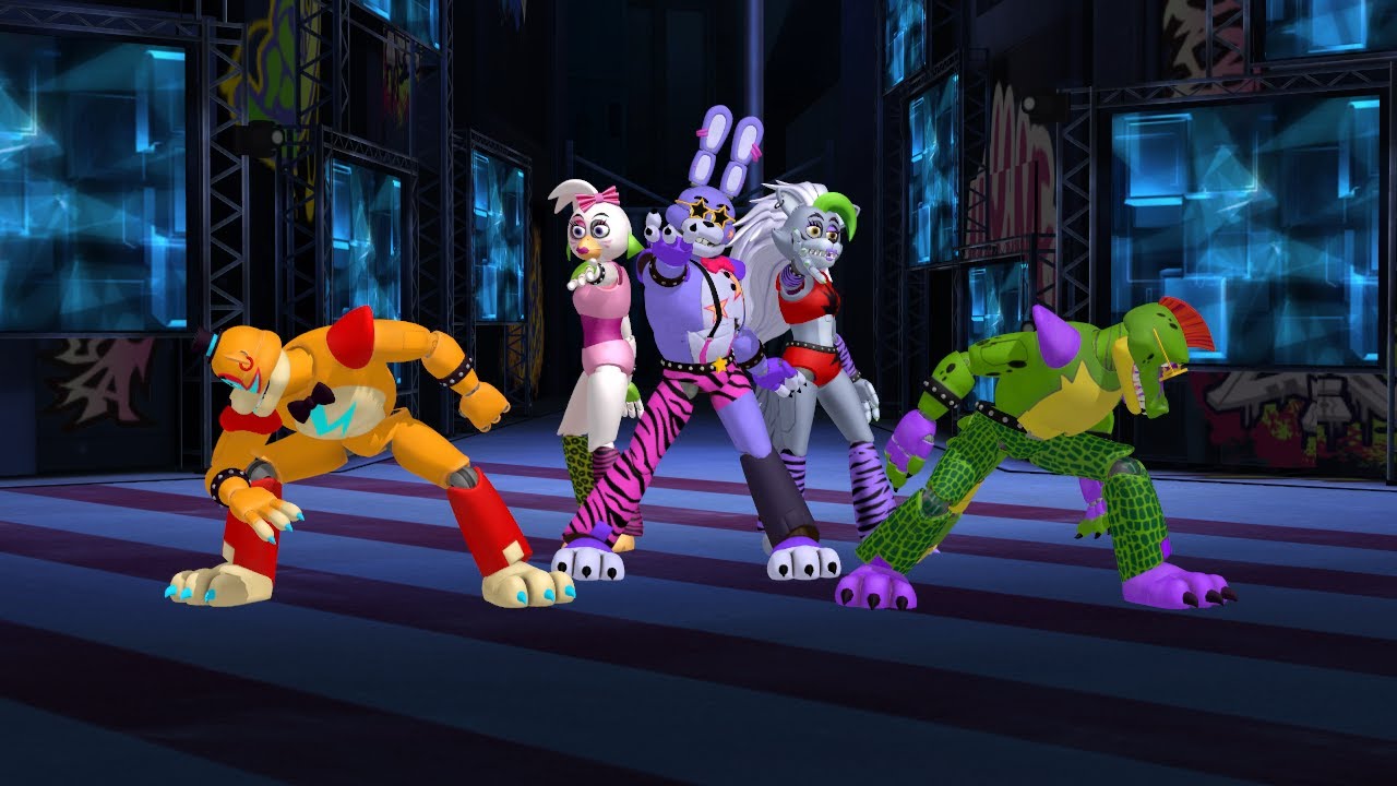 【MMDxFNAF SBxProject Sekai】Glamrock Bonnie Rig Test - Ready Steady