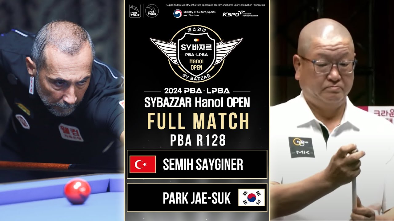 FULL MATCH: Semih SAYGINER - PARK Jae-suk | PBA R128 | SY Hanoi Open 2024