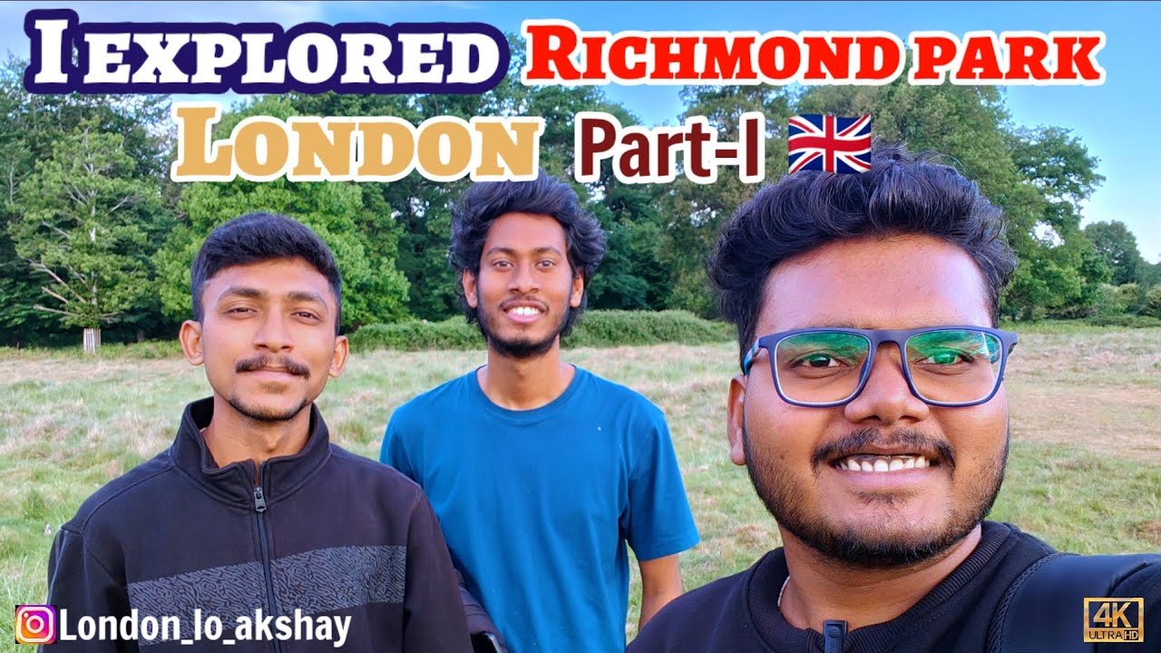We Went to Richmond Park In London | Part-1| Jinkalu Unayi Park lo😍 #london #youtube #londonloakshay