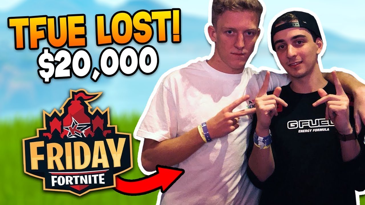 TFUE AND CLOAK LOSE FIRST EVER FORTNITE FRIDAY TOURNAMENT! ($20,000 TOURNAMENT)