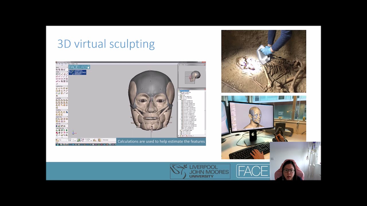 Digital Facial Reconstruction process using Geomagic® Freeform®