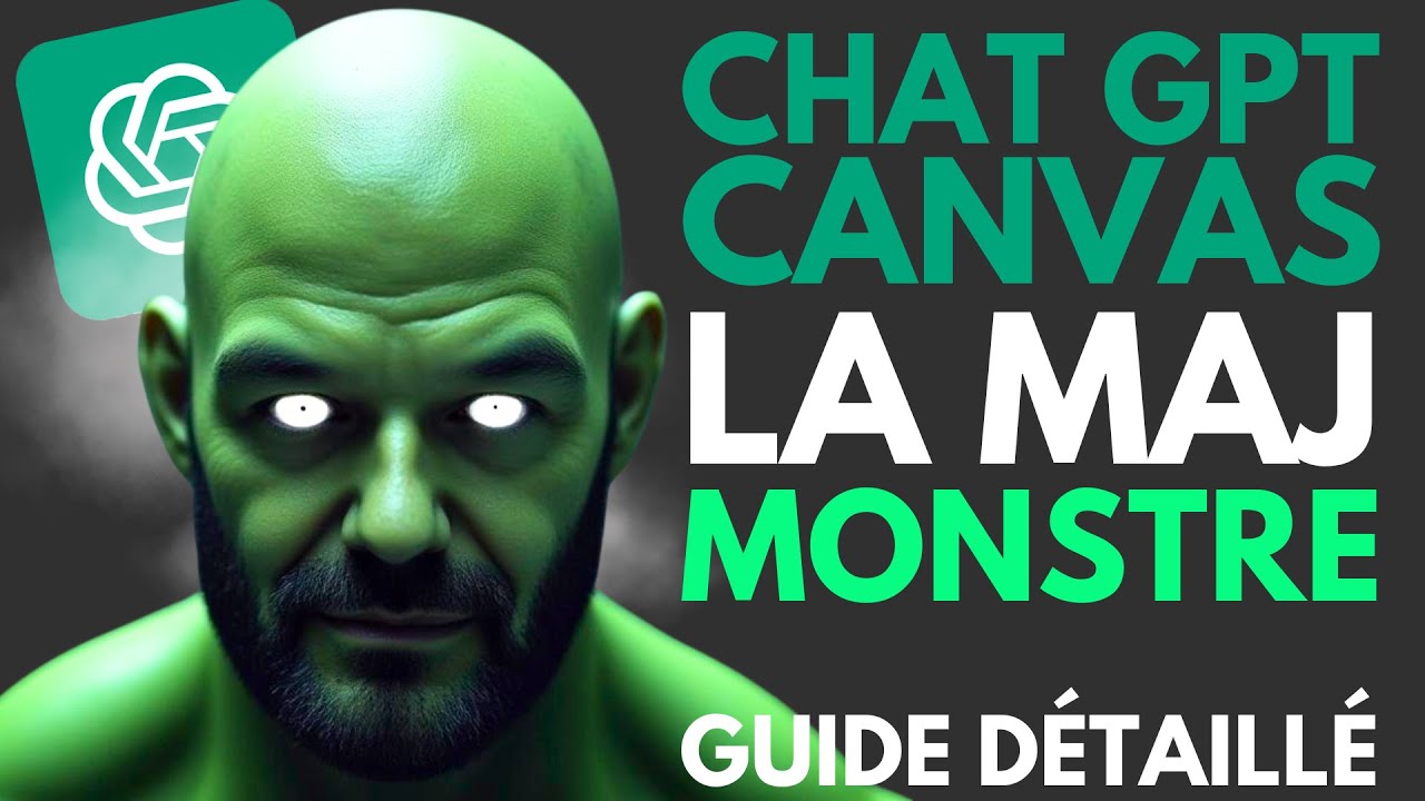 ChatGPT avec Canvas EXPLOSE les limites de la créativité !
