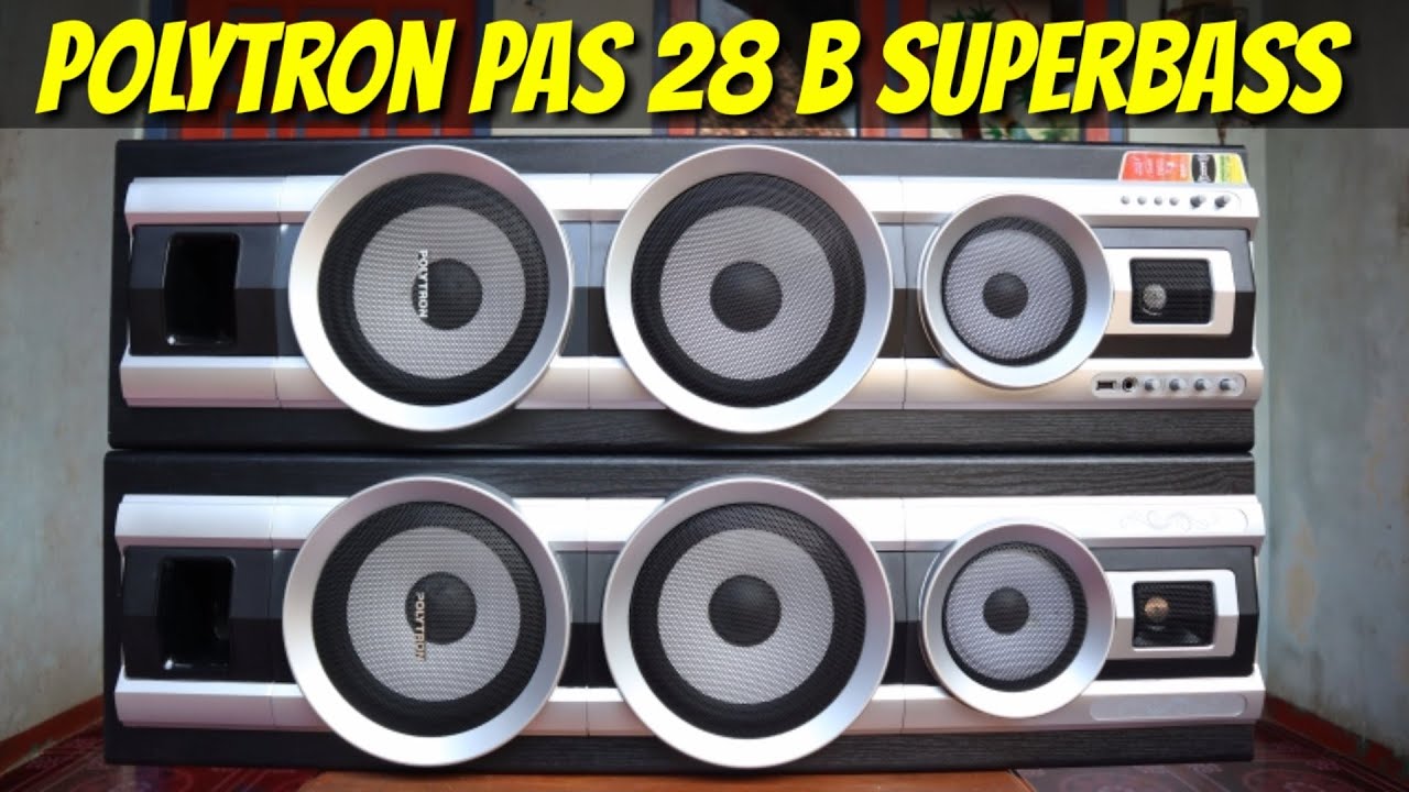 Polytron PAS 28B Terbaru ( Dg Fitur SUPERBASS Tak Usah Beli PSW 500 )