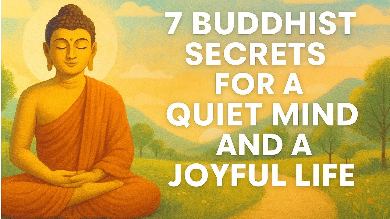 7 Buddhist Secrets for a Quiet Mind and a Joyful Life | Buddha's Wisdom