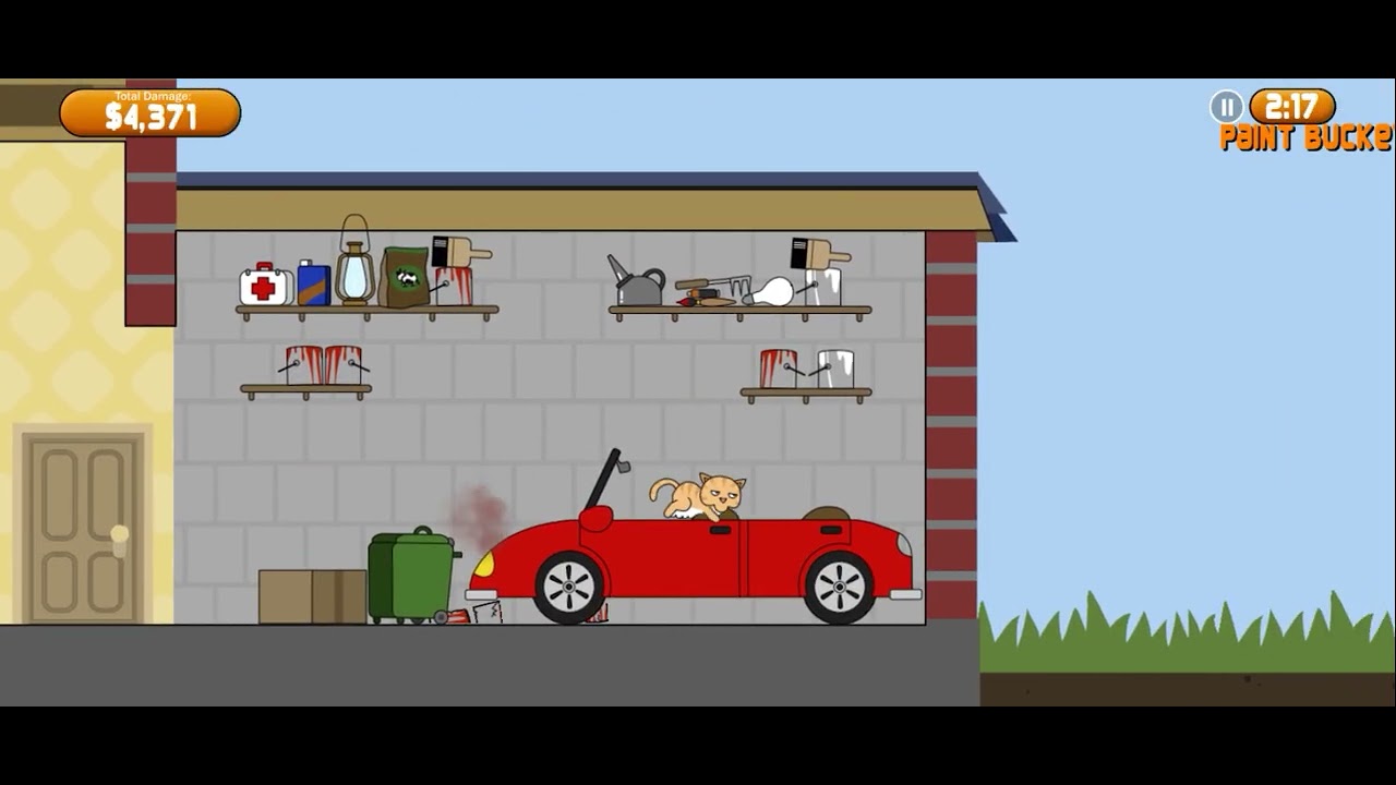 Clumsy cat gameplay (house)