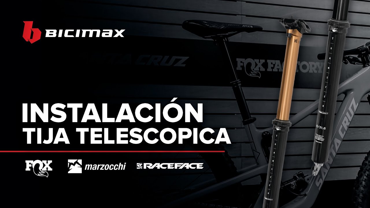 INSTALACIÓN TIJA TELESCOPICA FOX TRANSFER | MARZOCCHI TRANSFER | RACEFACE TURBINE R