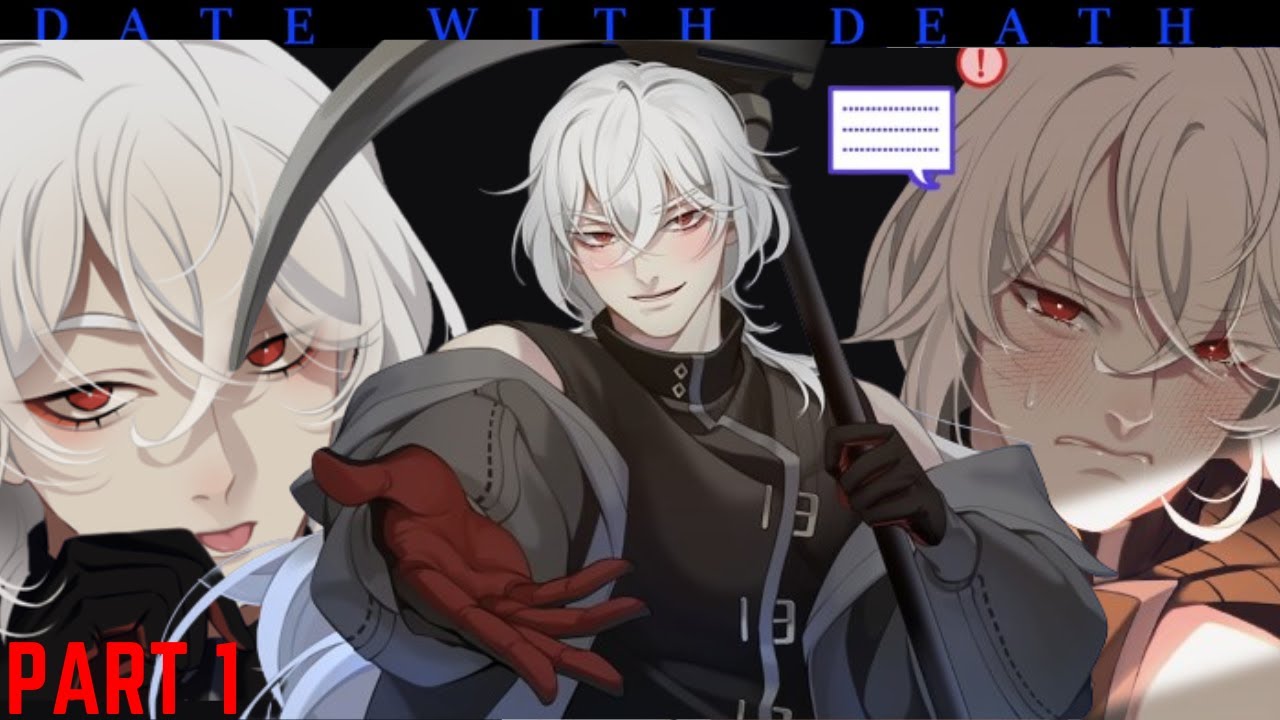 I Am Defying Death BY DATING HIM??? WHY IS DEATH SO HOT - A Date With Death Visual Novel Part 1