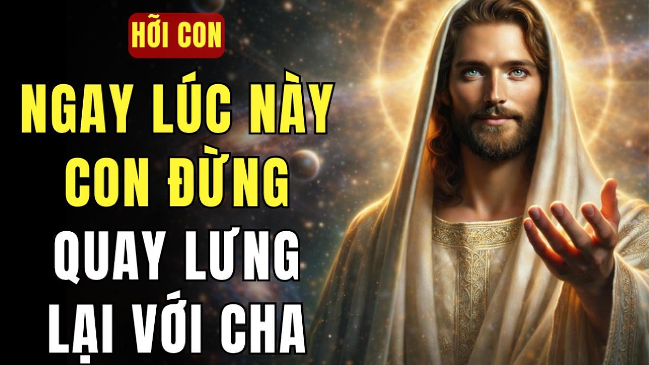🔴 CHỈ 1 PHÚT THÔI… HỠI CON, ĐỪNG QUAY LƯNG LẠI VỚI CHA LÚC NÀY! | THÔNG ĐIỆP TỪ CHÚA
