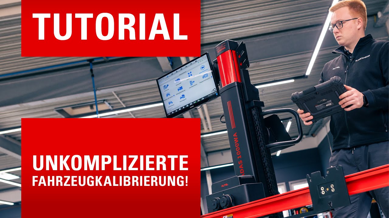 Fahrzeugkalibrierung mit dem AUTEL IA1000 – automatisiert und flexibel!