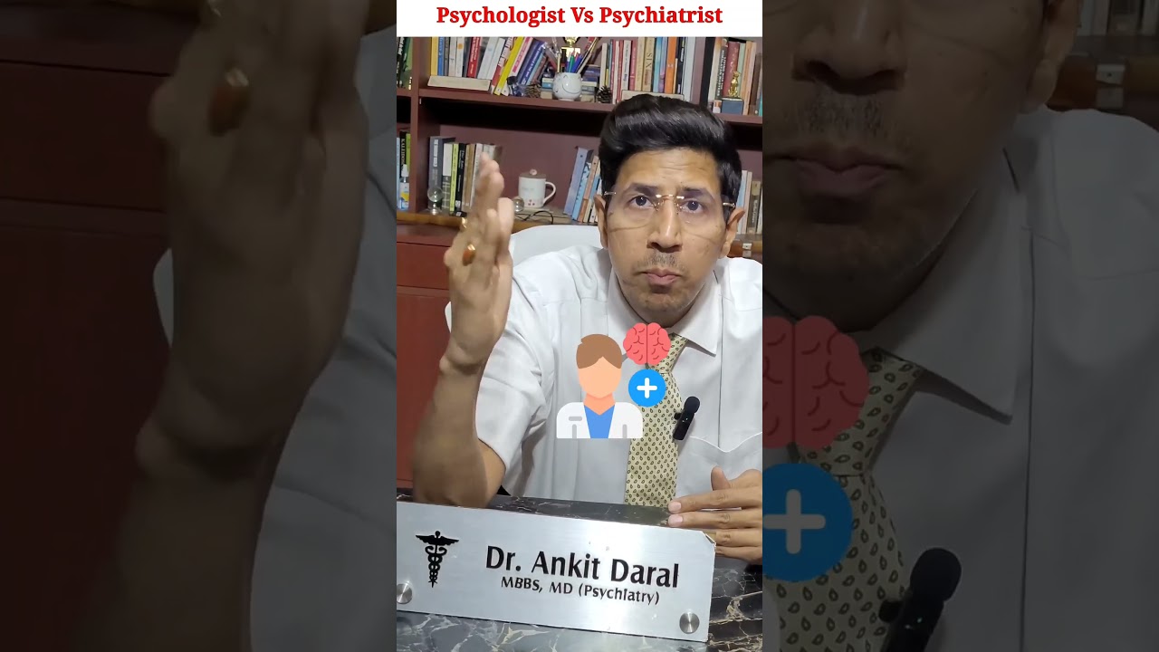 Psychologist vs Psychiatrist 👨&zwj;⚕️ #therapy #shorts