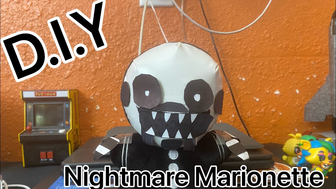 How to make a custom Nightmare Marionette ( D.I.Y ) ( Without spending a single dollar )