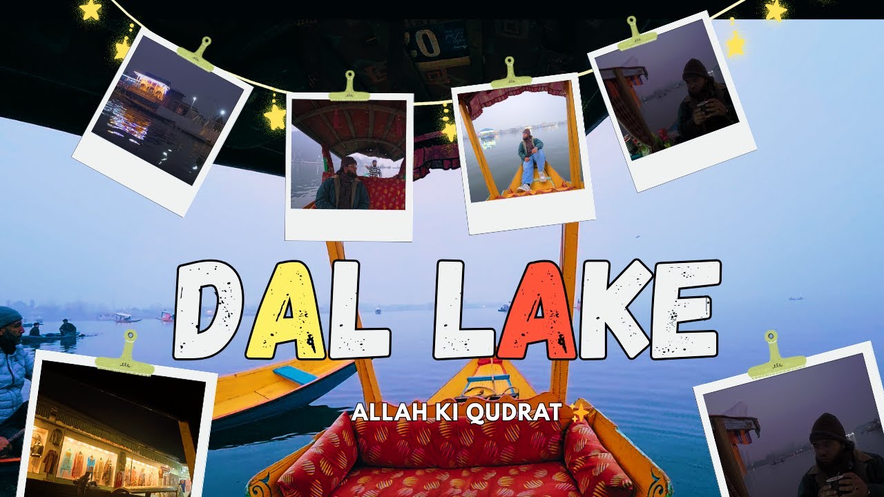 Dal Lake Srinagar 🌊 | Hyderabad to Kashmir Series | Shikara 🚣 & Houseboat Experience