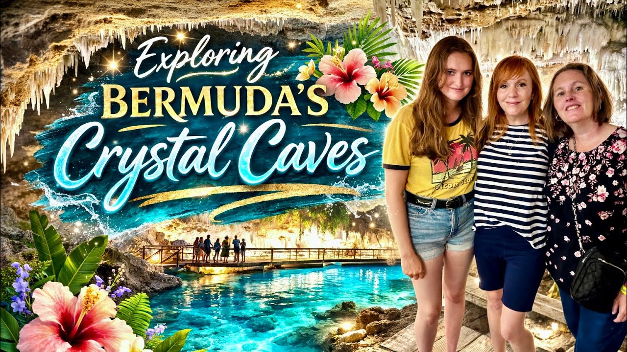 Bermuda crystal caves and cruise Ice show. 2025 
