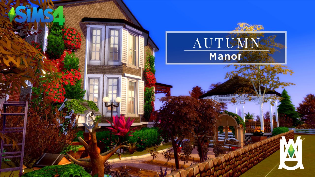 Autumn Manor 🍂🍁 [Stop Motion Speed Build] - The Sims 4