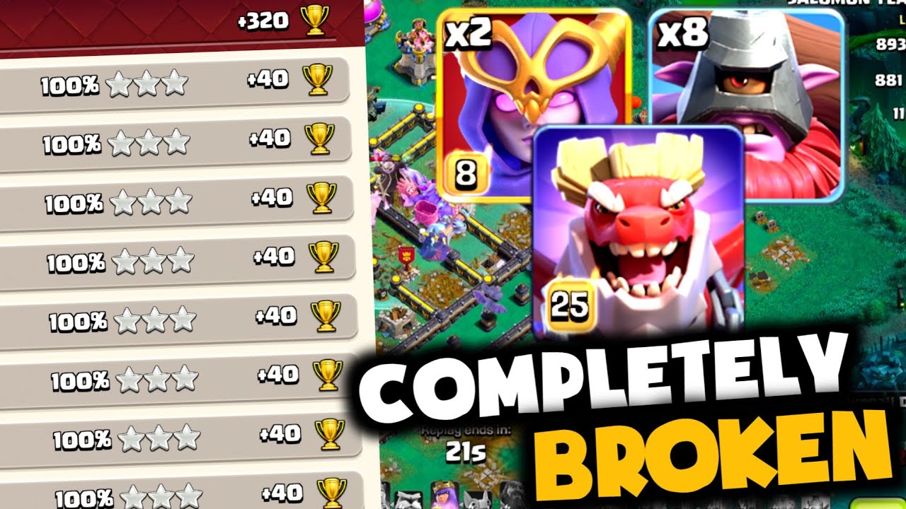 This is TOTALLY BROKEN! Dragon Duk makes this army ABSOLUTELY UNSTOPABLE! Super OP Thrower + Witches