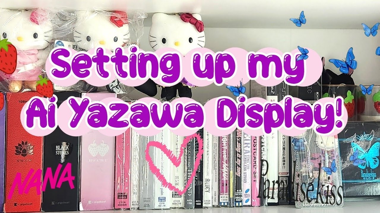 Let's setup an Ai Yazawa Display shelf with NANA and Paradise Kiss | CandaBear024 🩷