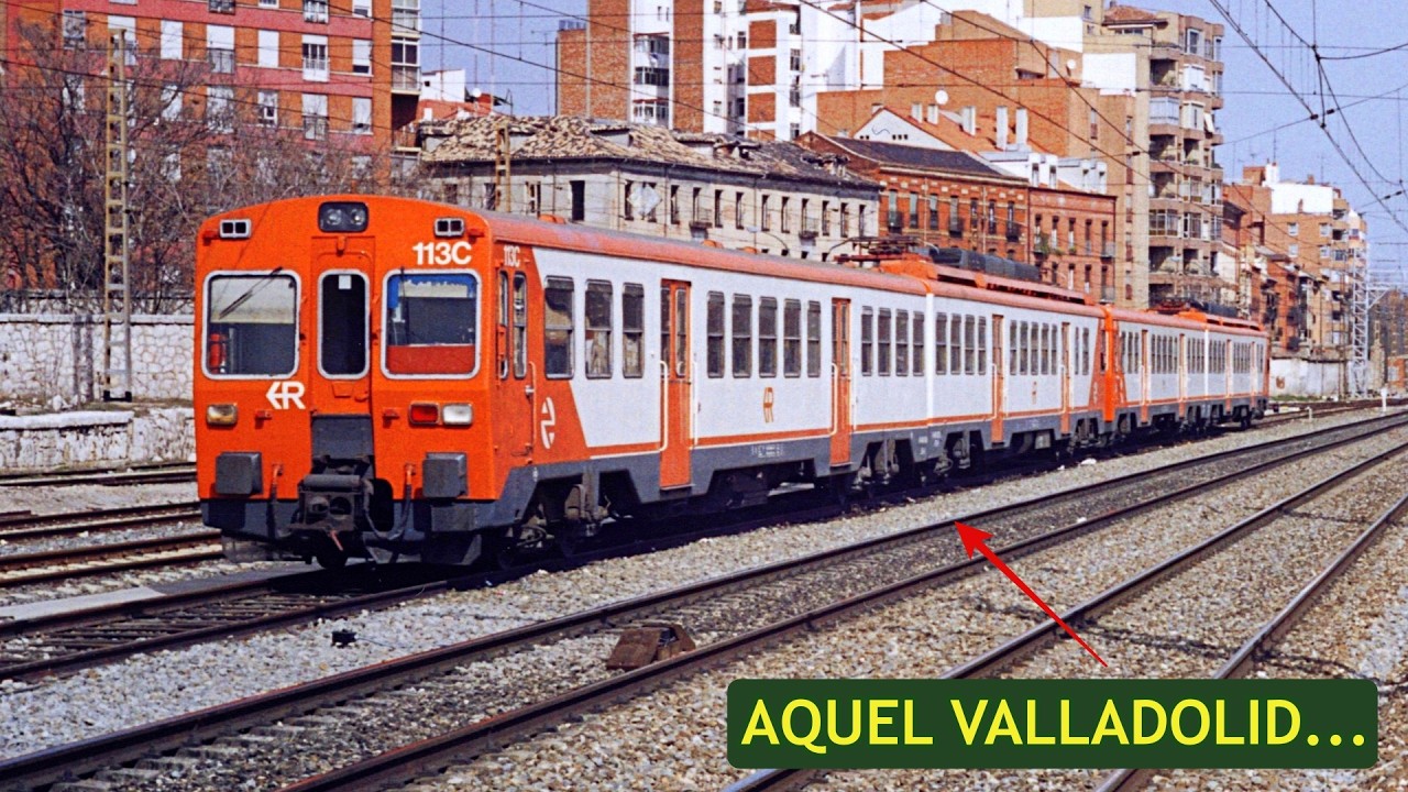 Reportaje de TRENES en Valladolid FERROCARRIL ESPAÑOL LOCOMOTORAS Renfe