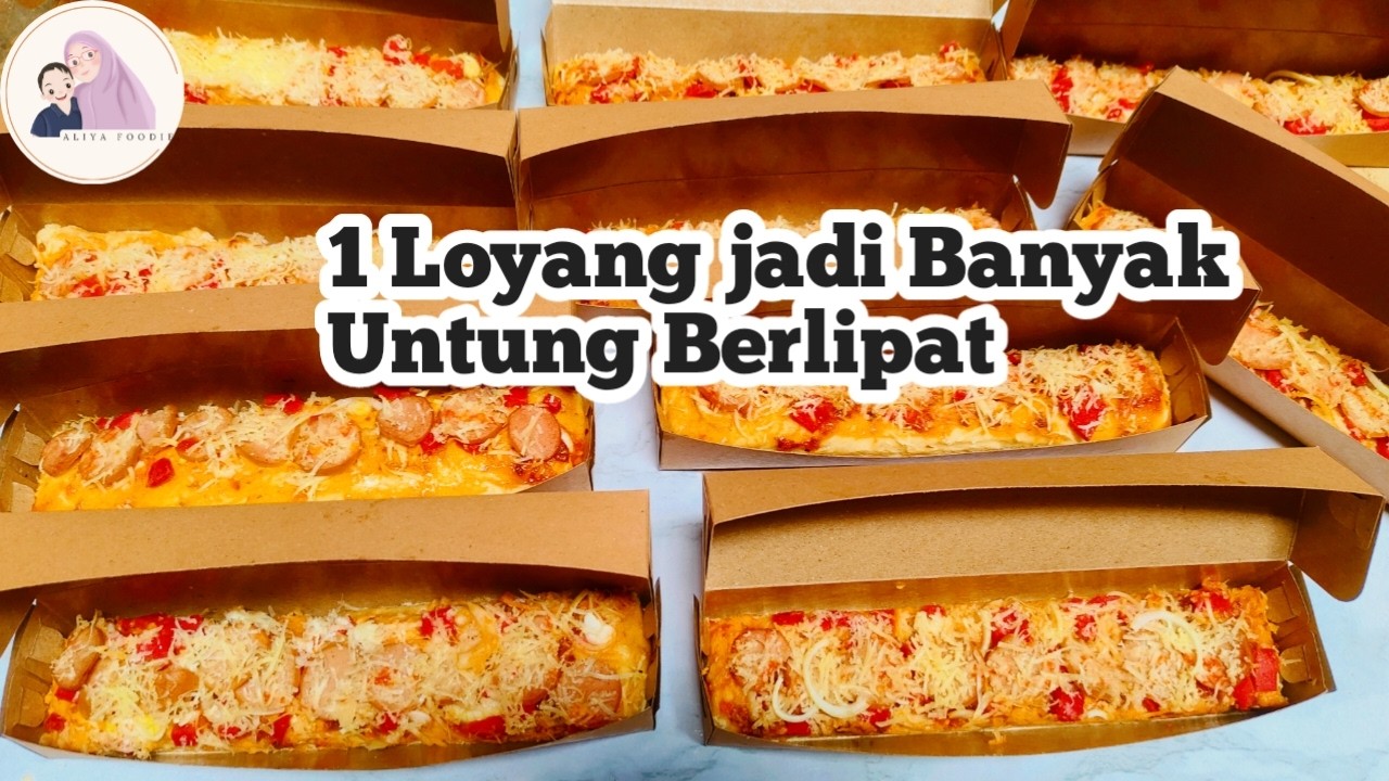 Pizza Panjang Viral || Untung Berlipat Jualan Pizza Viral ini, 1 Loyang Jadi Banyak, Siap PO diRumah