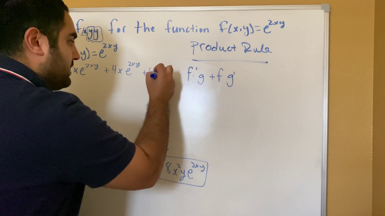 Partial Derivatives made easy (product rule and chain rule)