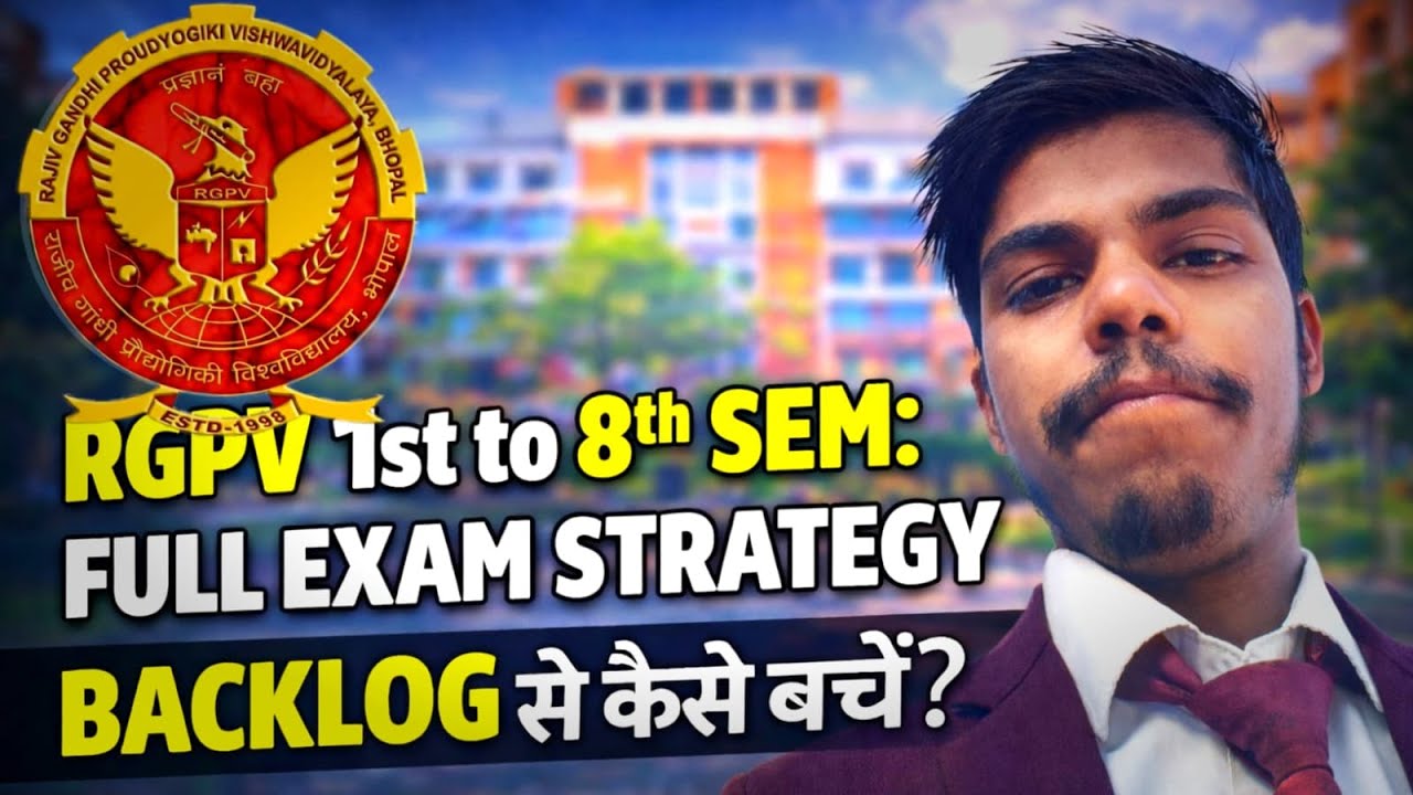 Honest Exam Preparation Guide | Tips, Guide, Smart Hacks | Must Watch | RGPV EXAM TIPS |