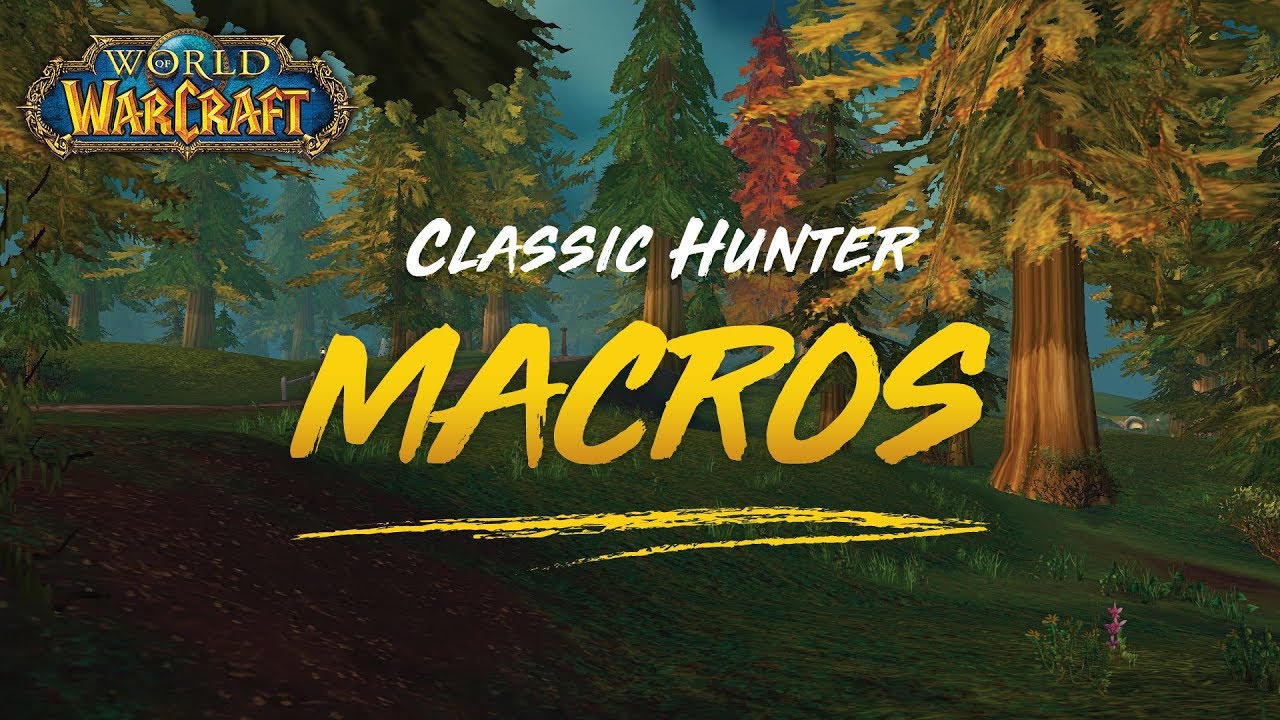 Макросы Classic Hunter (конвертация из Vanilla в Classic)