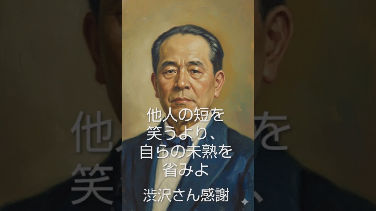 🌠他人の短を笑うより、自らの未熟を省みよ🌠