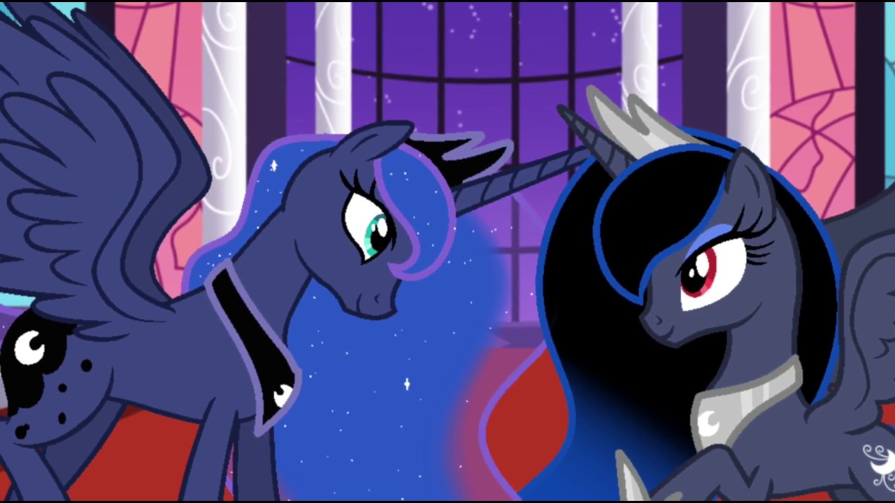 MLP Speedpaint - princess Luna and Blue Dream ( fanart )