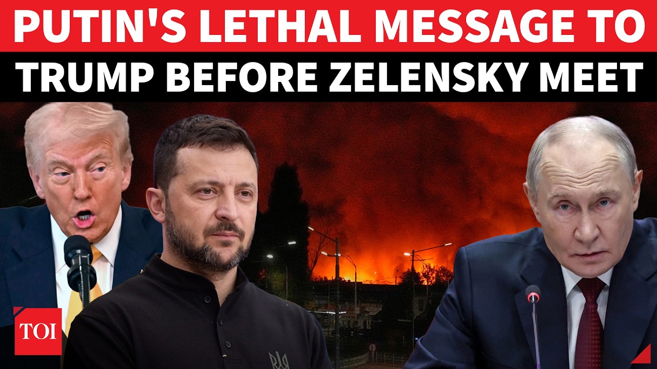 Putin Decimates Ukrainian Capital In Huge Attack; Burns Kyiv Hours Before Trump-Zelensky Meet
