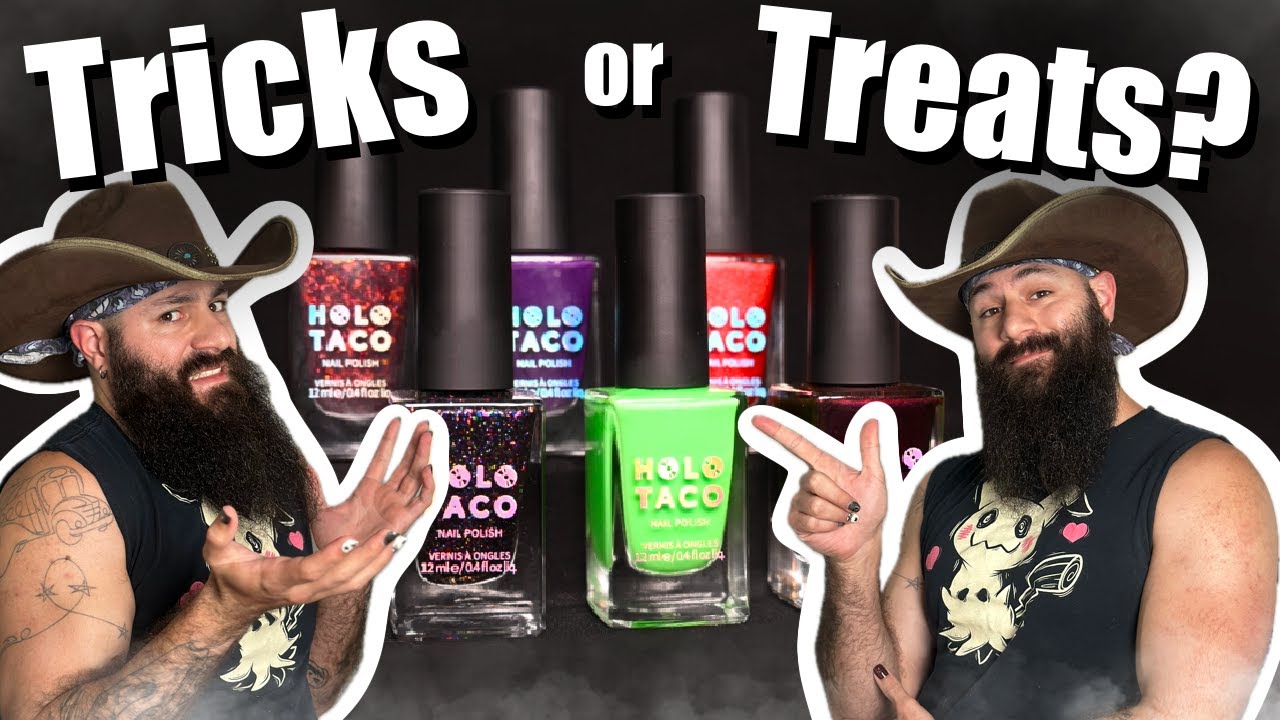 Holo Taco Holoween Nail Polish Collection Swatch, Comparisons & Review 🎃👻💅