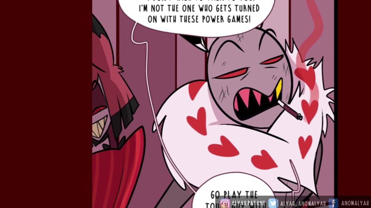 ANGEL DUST KISS  - Hazbin Hotel Comic Dub Compilation