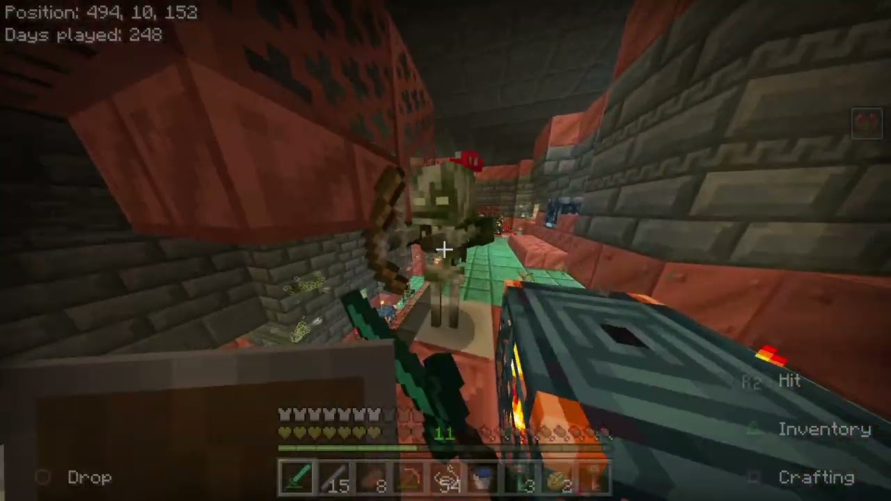 Minecraft went poorly