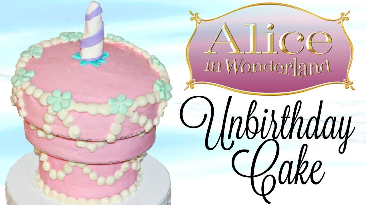 ALICE IN WONDERLAND UNBIRTHDAY CAKE | FICTION FOOD FRIDAY