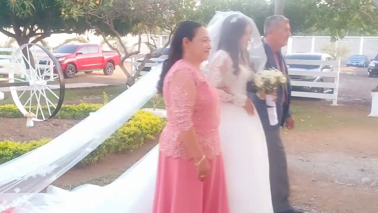 Así Inicio La Boda Estrada Lopez🤵‍♂️👰‍♀️ Con Las Damas De Honor Y Padrinos🤵‍♂️👱🏻‍♀️